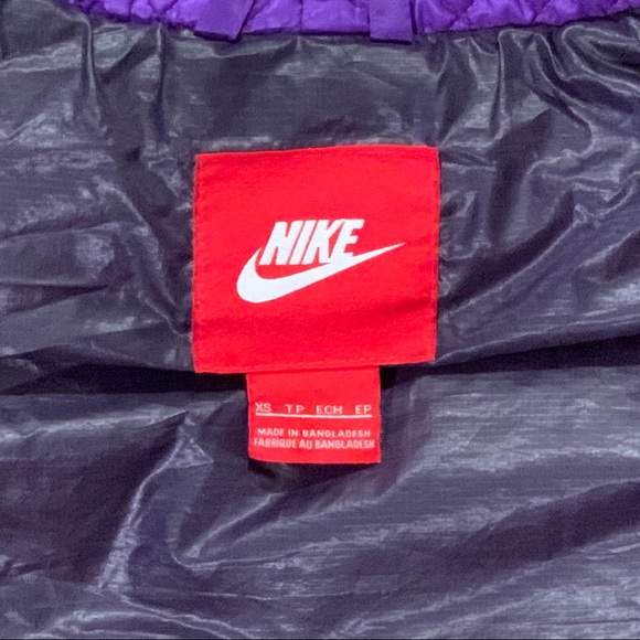 Nike Purple Down Puffer Vest - Picture 8 of 9